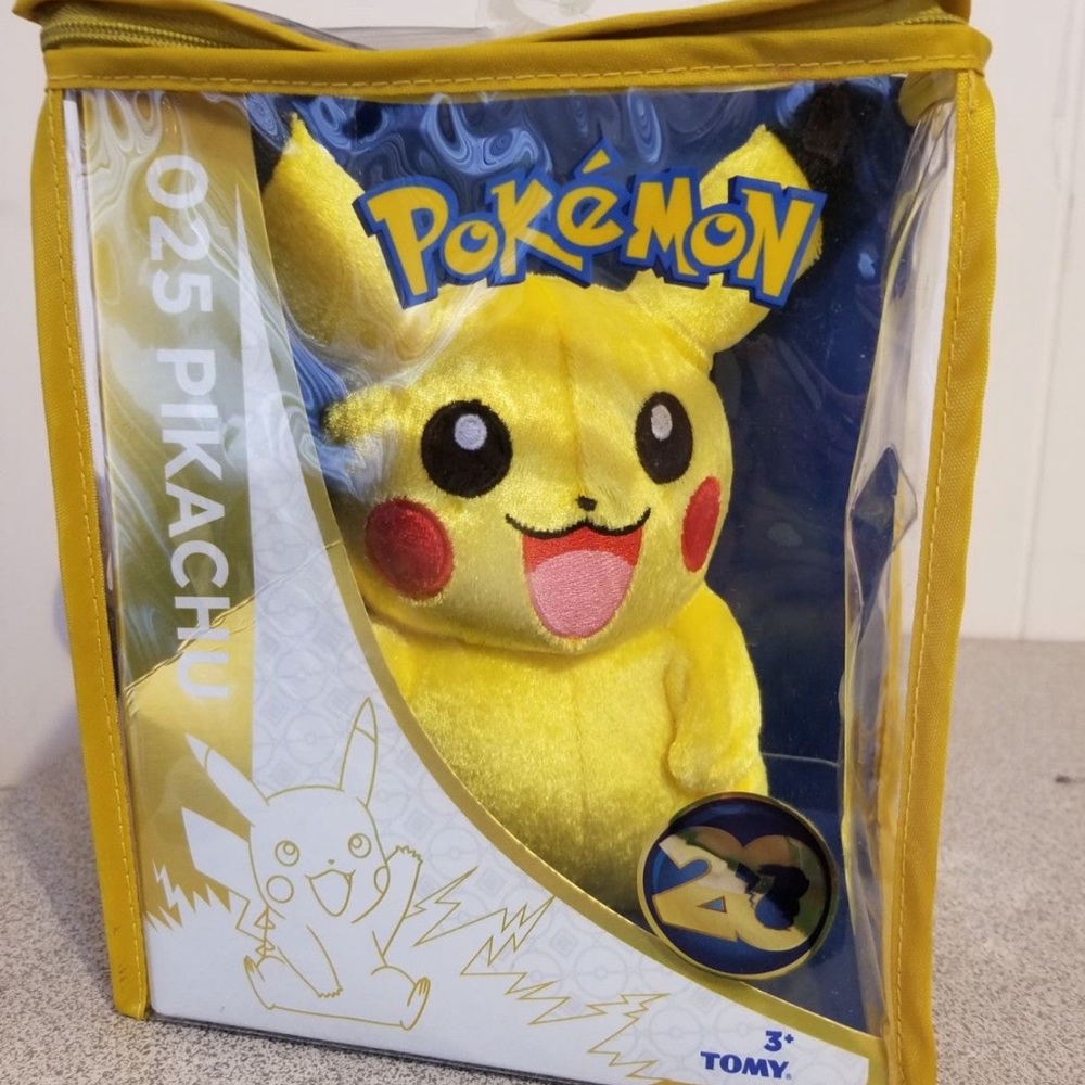Pokémon Pikachu 20th Anniversary Limited Edition Plushie NEW